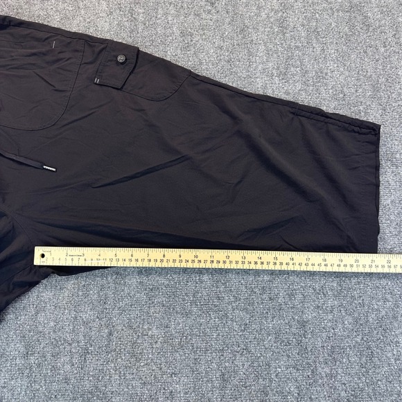 LL Bean Vista Camp Cargo Capri Crop Pants Womens 3XL Black Lightweight Stretch - Picture 10 of 12